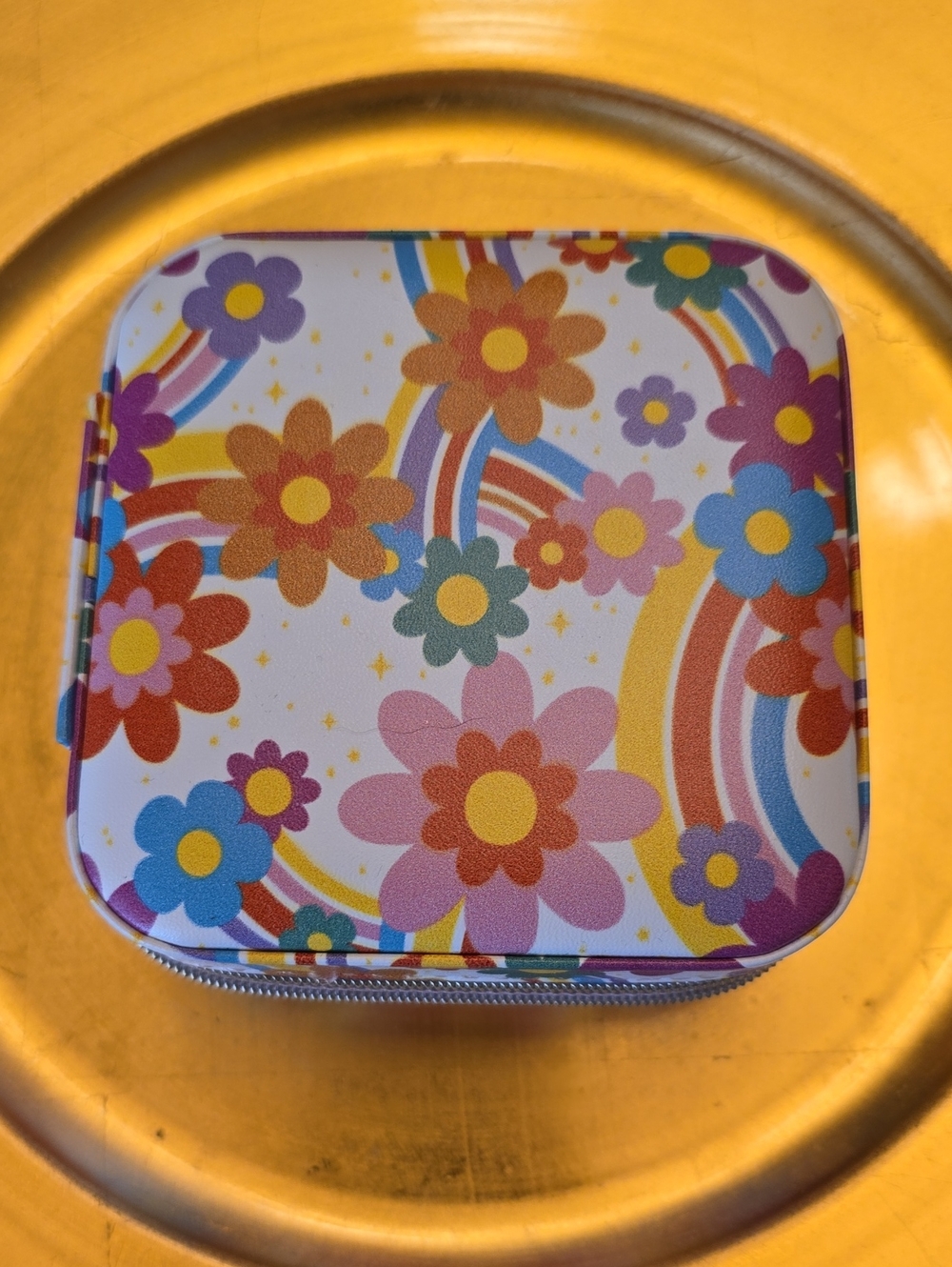 Floral Jewelry Travel Case Nwt
